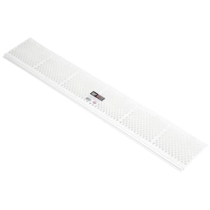 3 in. K-Style Stainless Steel Mesh Gutter Guard/Cover with Durability, White (25-Packs)