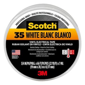 3M 88 Cinta aislante, 3/4 x 66 ', Negra