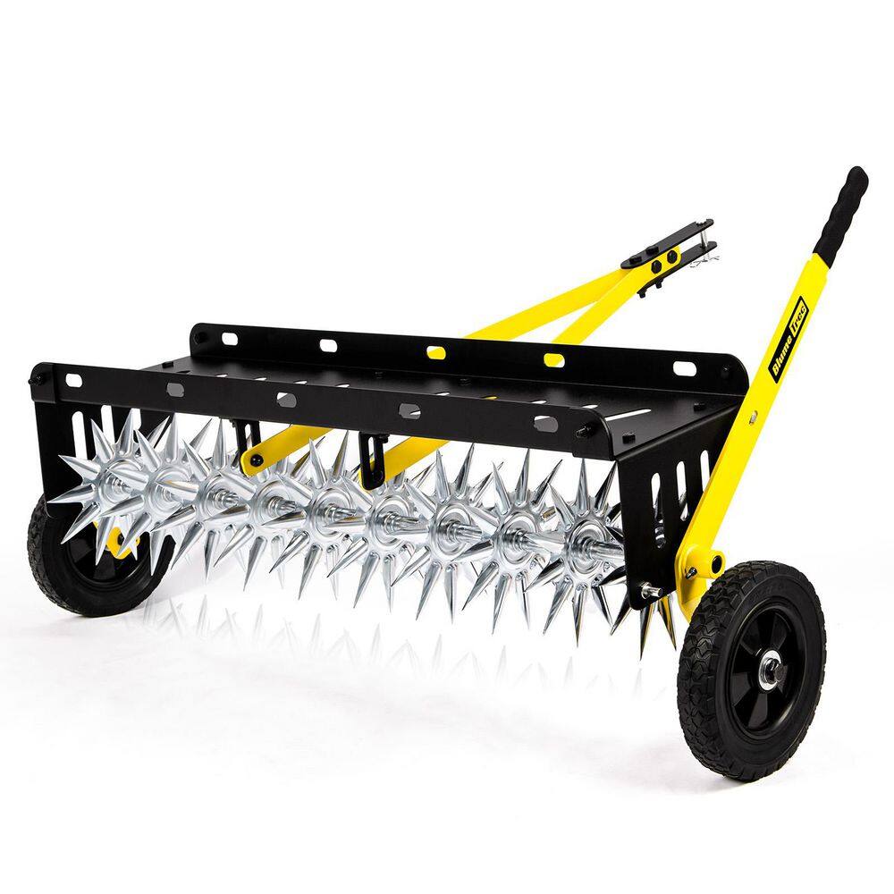 40 in. Tow Behind Spike Aerator Pull Behind Lawn Aerator with 10 Galvanized Steel Tines for Aerating Lawns Tractor price history on PriceWatchPro