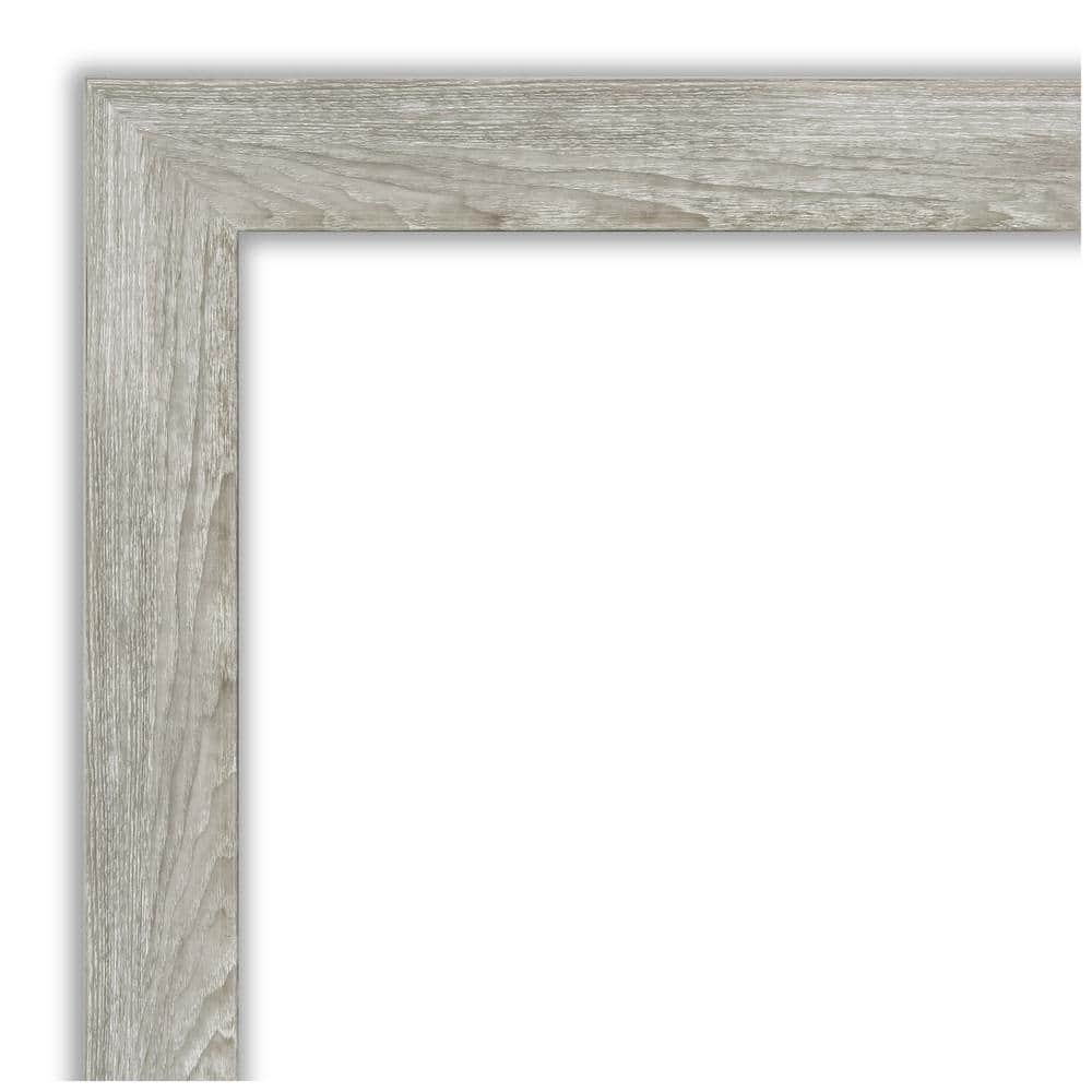 Dove Greywash Framed Natural Cork Bulletin Board 46" x 34"
