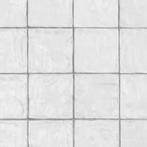 Kingston White 4 in. x 0.35 in. Glazed Ceramic Wall Tile Sample