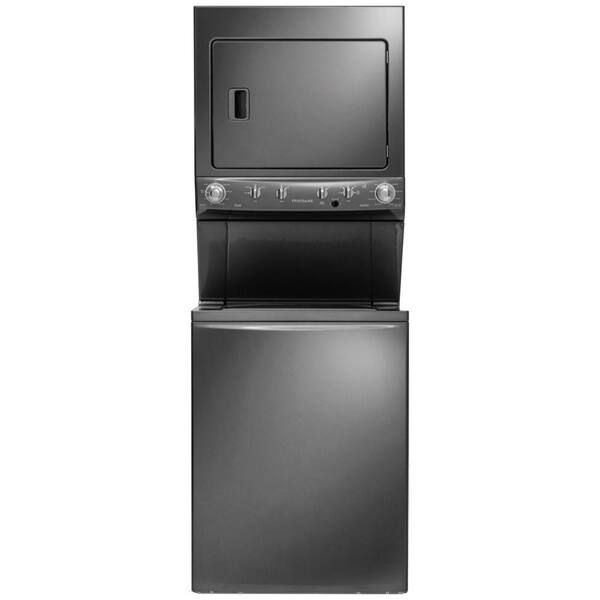 Frigidaire High-Efficiency 3.8 cu. ft. Top Load Washer and 5.5 cu. ft. Electric Dryer in Classic Slate, ENERGY STAR