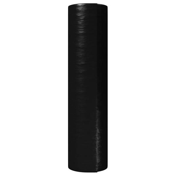 Husky 10 ft. x 100 ft. 6 mil Black Plastic Sheeting CF0610B The Home