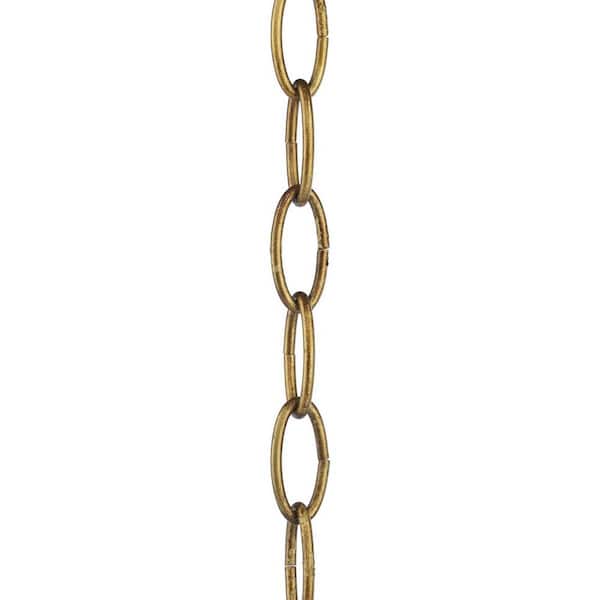 Progress Lighting Accessory Chain - 48 in. of 9-Gauge Chain in Gold Ombre