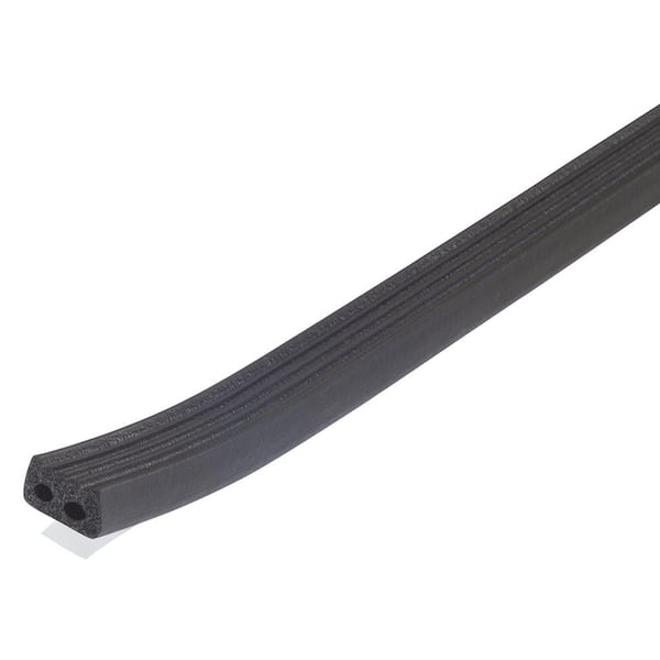 M-D Building Products 10 ft. Black Large Rubber Auto & Marine Weatherseal for All Climates