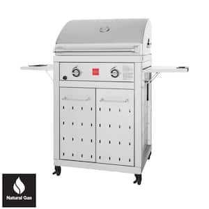 Premium 2-Burner Natural Gas Grill in 304 Stainless Steel