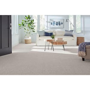 Northern Hills II Uptown Grey 54 oz. Triexta Texture Installed Carpet