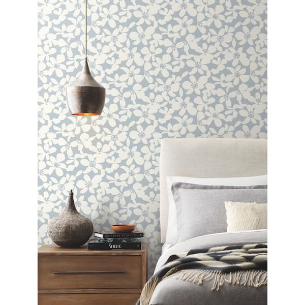 60.75 sq.ft. Blue Free Spirit Wallpaper