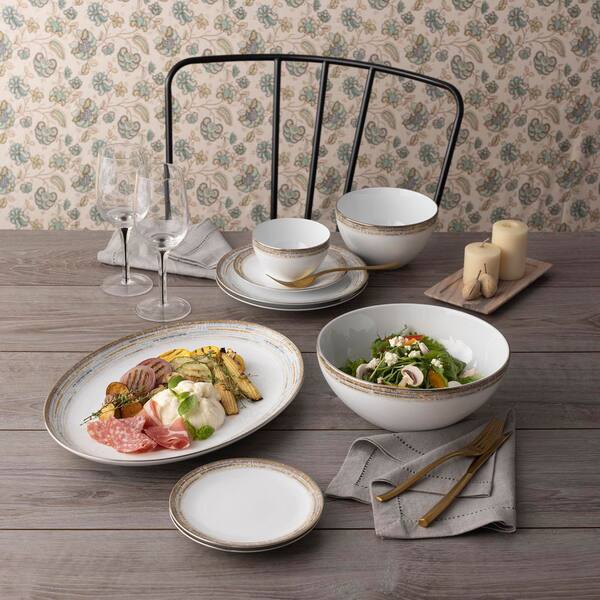 Noritake Raylan 6.25 in. White Porcelain Bread and Butter