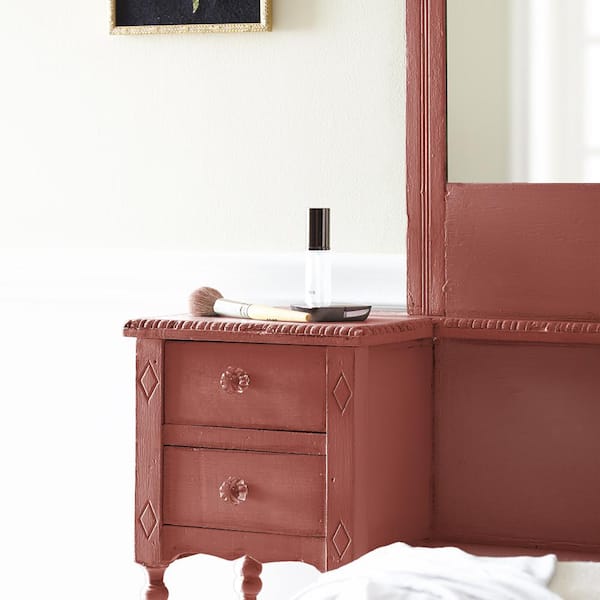 Krylon® Spray Paint  Burnt Wood and Metallic Rose Gold Dresser How-To 