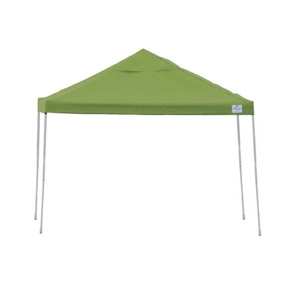 ShelterLogic 10 ft. x 10 ft. Pop-Up Canopy in Spring Green Cover with Black Bag