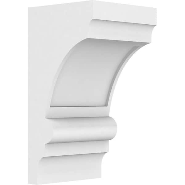 Ekena Millwork 7 in. x 14 in. x 7 in. Standard Diane Architectural Grade PVC Corbel