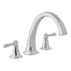 Glacier Bay Stillmore 2-Handle Deck-Mount Roman Tub Faucet in Chrome ...