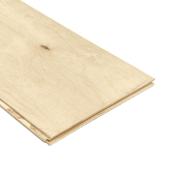 Mohawk Jupiter Moon Beachwood Oak 0.5 in. T x 7 in. W Wirebrushed Engineered Hardwood Flooring (35.05 sq. ft./case)