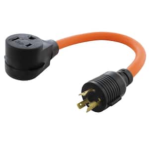 AC Connectors 1.5 ft. L6-20P 20 Amp 250-Volt Locking Plug to 6-50 Welder Connector
