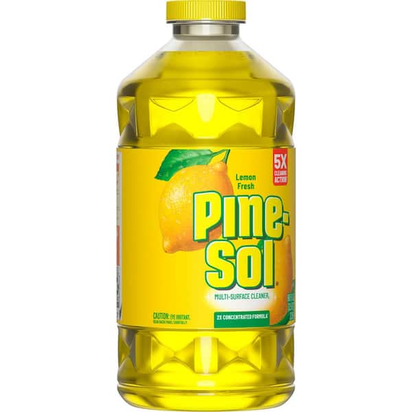 Pine-Sol 80 oz. Lemon All-Purpose Cleaner (4-Pack) C-328280423-4