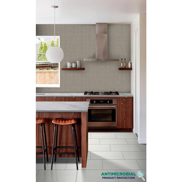 EpicClean Linear White 12 in. x 24 in. Matte Porcelain Floor and Wall Tile (15.12 sq. ft./Case)