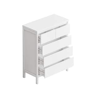 31.61 in. W x 15.47 in. D x 39.76 in. H Bathroom White Linen Cabinet 2-Pack