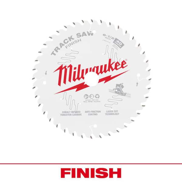 Milwaukee 6-1/2 in. x 40 TPI Carbide Finish Track Saw Blade (1-Pack)