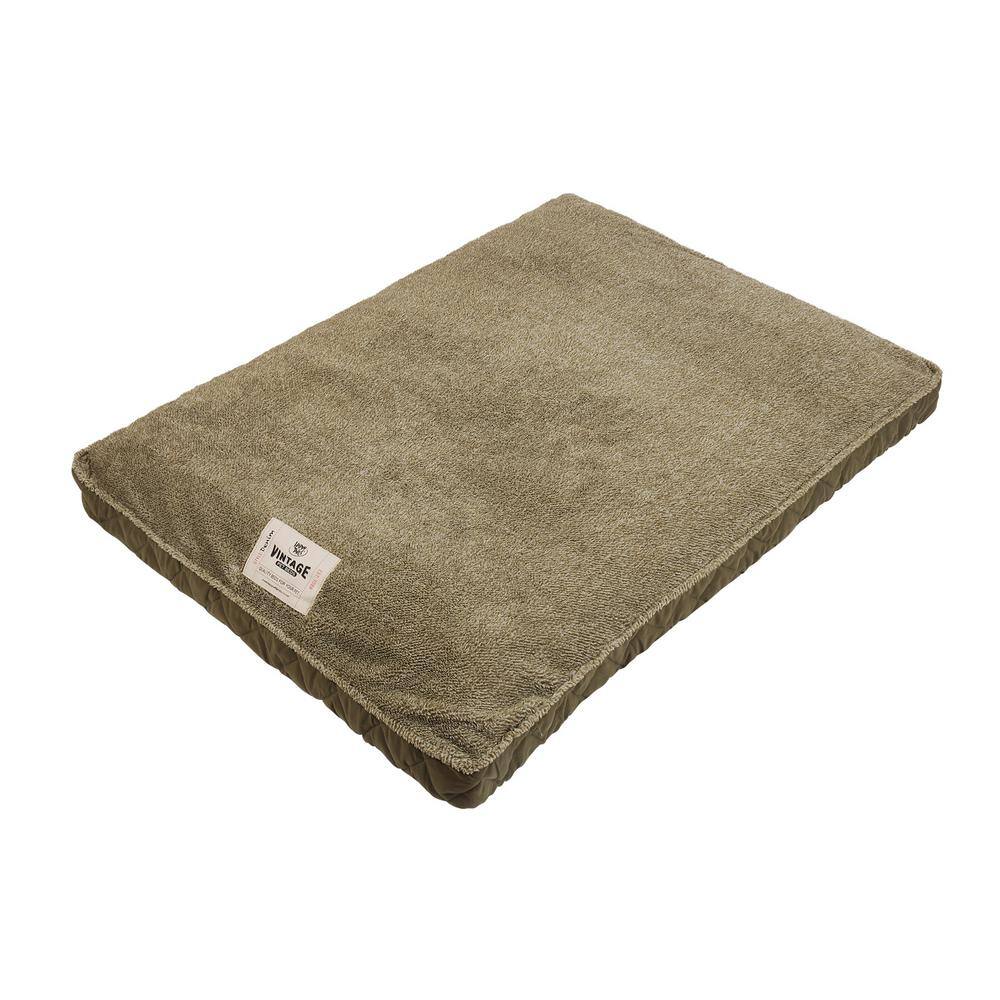 Happy Tails Large Microsuede 30 in. x 40 in. Pet Bed Green 39213 The Home Depot