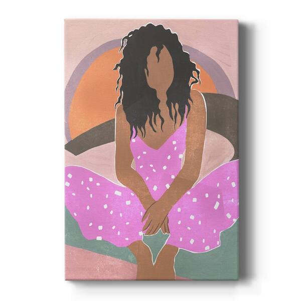 Wexford Home Curly Lady IV By Wexford Homes Unframed Giclee Home Art Print 36 in. x 24 in.