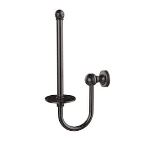 Mambo Collection Upright Single Post Toilet Paper Holder in Oil Rubbed Bronze