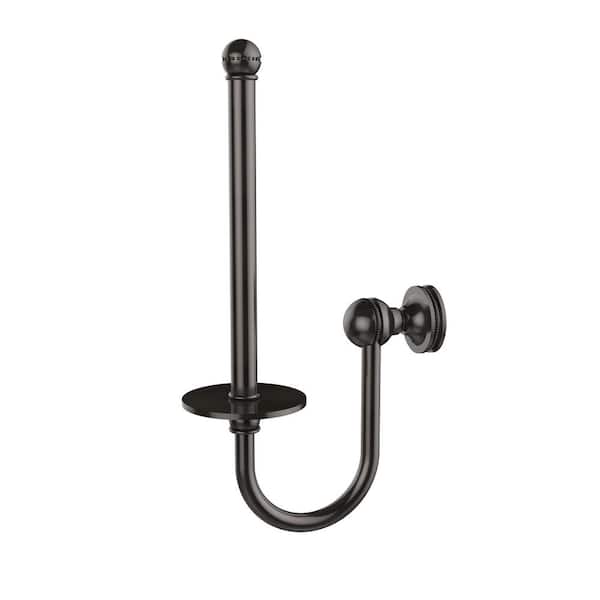 Unbranded Mambo Collection Upright Single Post Toilet Paper Holder in Oil Rubbed Bronze