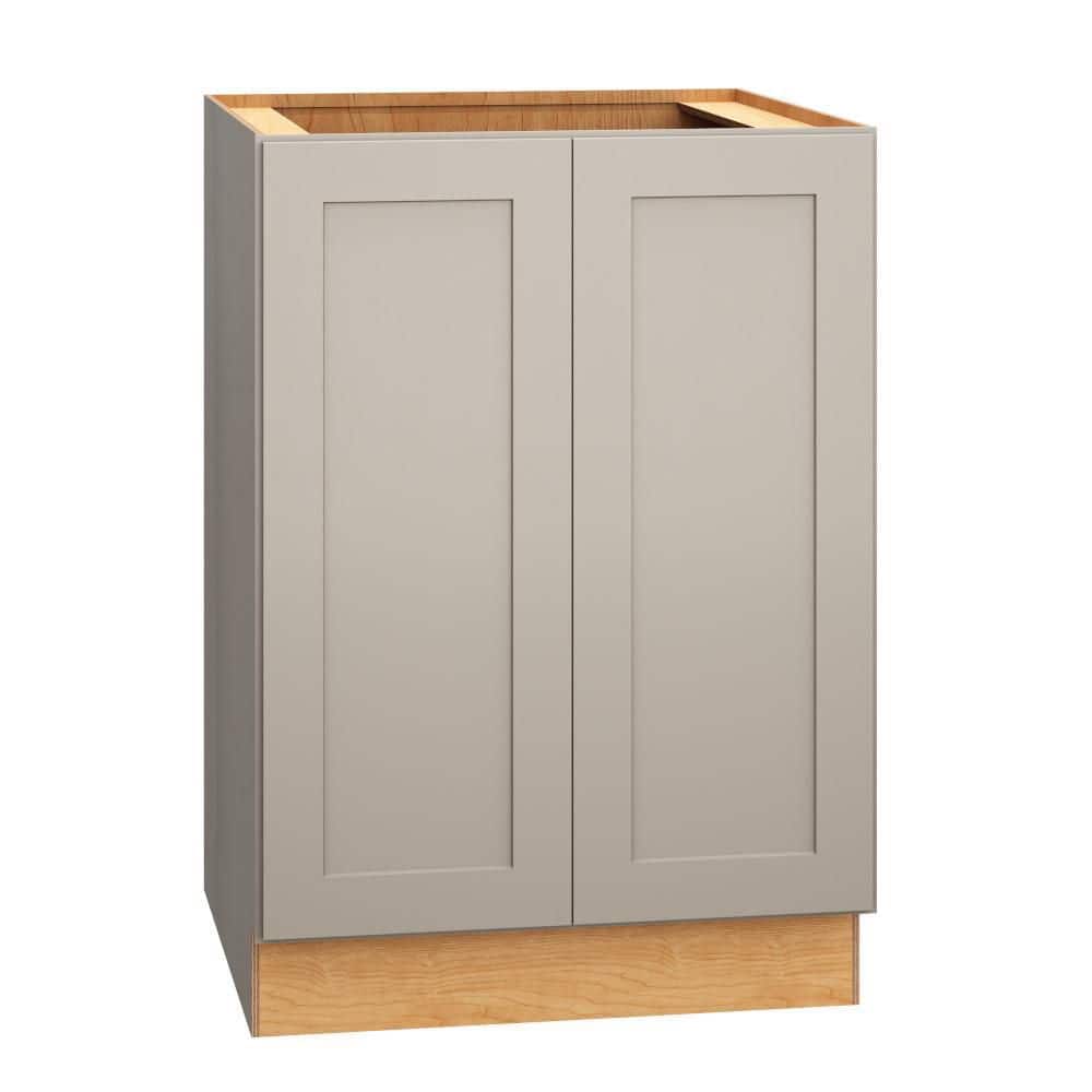 QuickShip Cottage 24 in. W x 24 in. D x 34.5 in. H Assembled Plywood Full Height Door Base Kitchen Cabinet in Sterling price history on PriceWatchPro