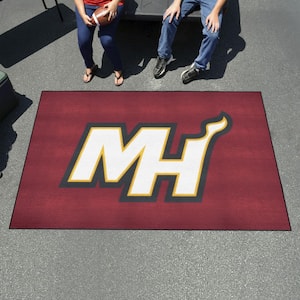 Miami Heat Red 5 ft. x 8 ft. Ulti-Mat Area Rug