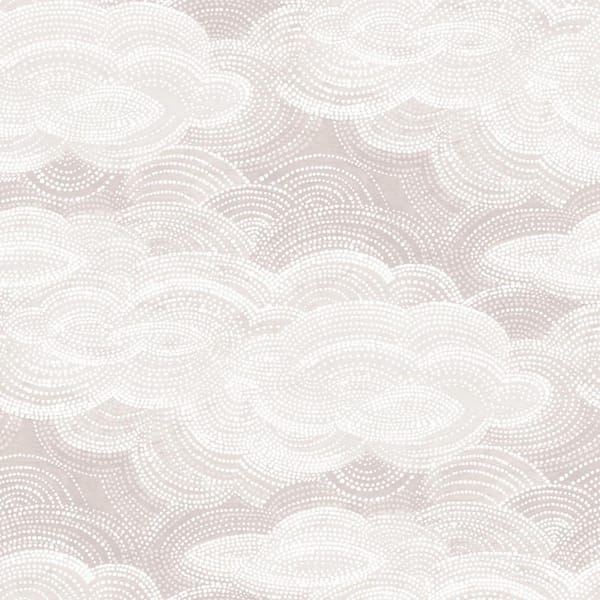 A-Street Prints Vision Stipple Clouds Purple Nonpasted Non Woven Wallpaper Sample