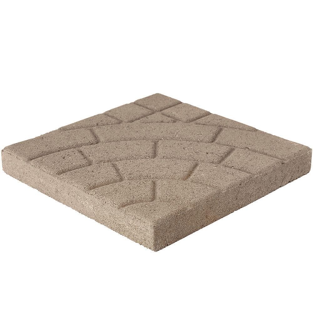 Pavestone Bella Cobble 16 in. x 16 in. x 1.87 in. Sierra Blend Concrete ...