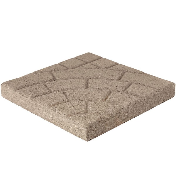 Pavestone Bella Cobble 16 in. x 16 in. x 1.87 in. Sierra Blend Concrete Step Stone