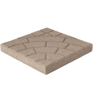 Bella Cobble 16 in. x 16 in. x 1.87 in. Sierra Blend Concrete Step Stone (84 - Pieces/149.33 Sq Ft/Pallet)