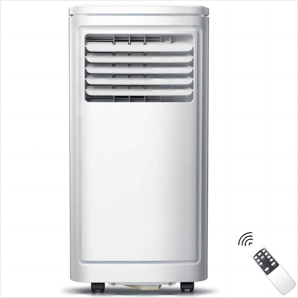 8,000 BTU (5,000 BTU DOE) 115-Volt Quiet 54 dB Portable Air Conditioner w/Dehumidifier up to 300 sq. ft. White -  COWSAR, A54HD12-8K