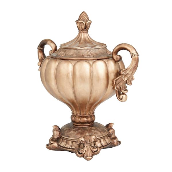 Litton Lane Bronze Polystone Decorative Jars