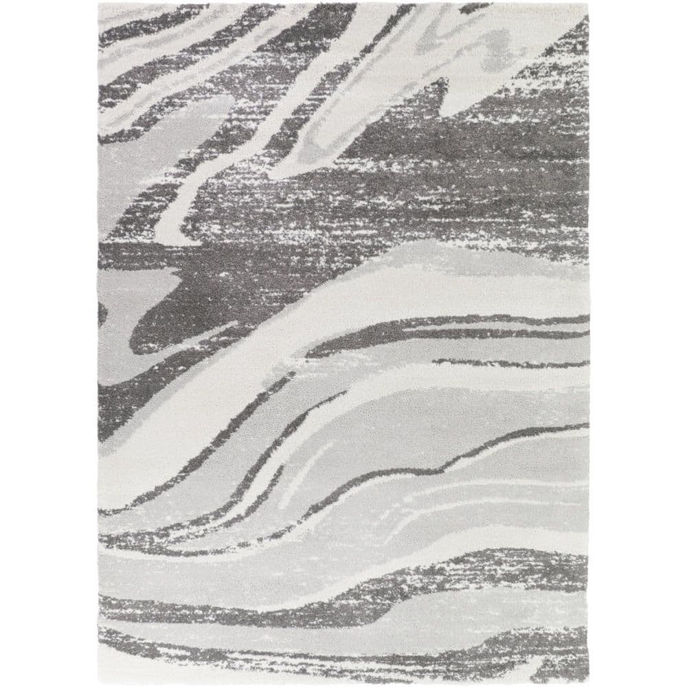 BALTA Bender Grey/Cream 5 ft. x 7 ft. Area Rug 3136865 - The Home Depot