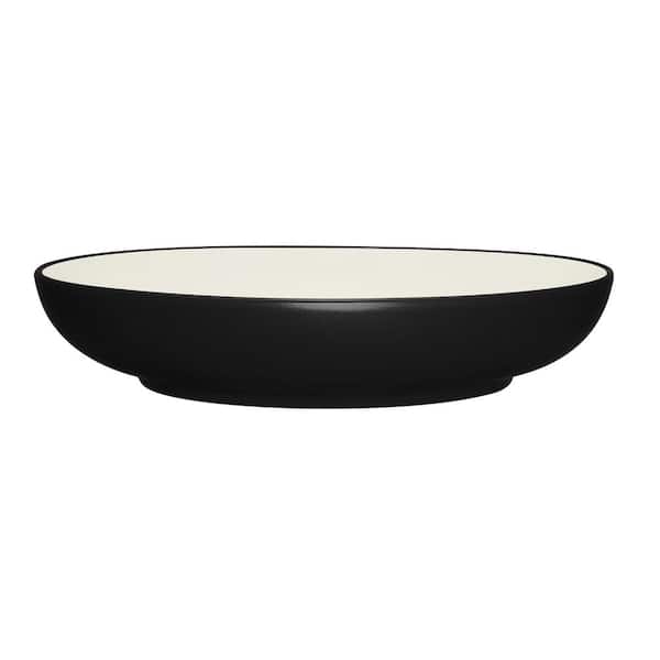Noritake Colorwave Graphite 10.75 in., 89.5 oz. (Black) Stoneware Pasta Serving Bowl