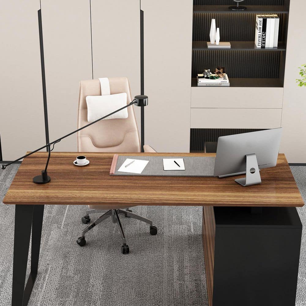 Reversible L-Shaped Wood Computer Desk - rated 2 stars from 2 reviews