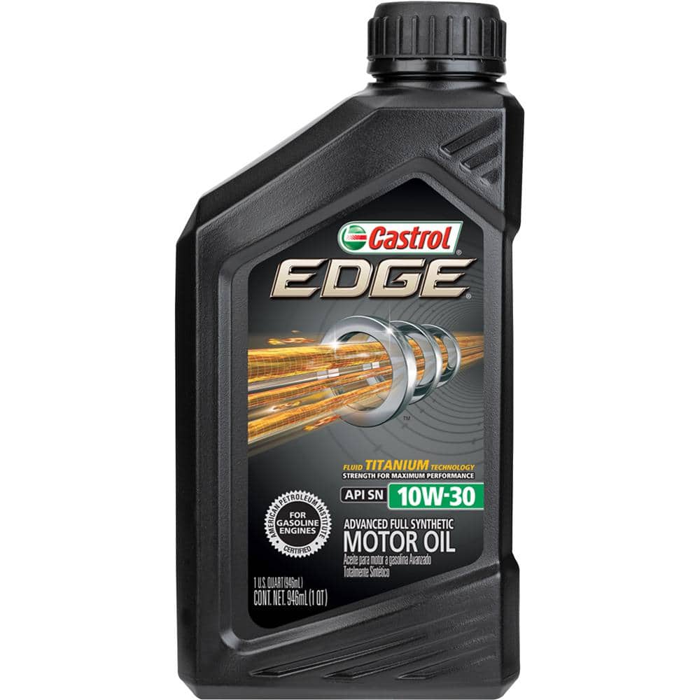  Castrol EDGE 10W-40 Advanced Full Synthetic Motor Oil, 1 Quart,  Pack of 6 : Automotive