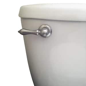 Universal Decorative Toilet Handle in Brushed Nickel