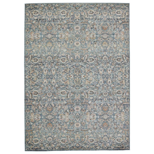 Jaipur Living Abrielle Gray/Tan 8 ft. x 10 ft. Oriental Rectangle Area Rug