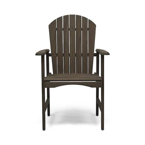 Unbranded Grey Wood Adirondack Chair (Set Of 2)