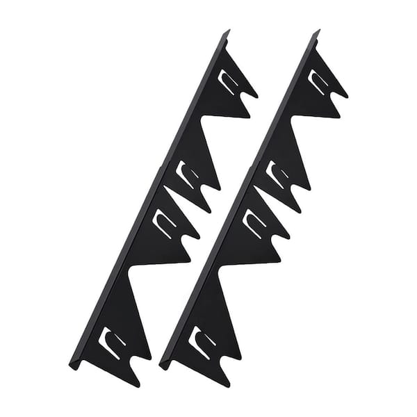 2-Piece Black Stainless Steel Stove Gap Covers,Stove Gap Filler, Range Trim Kit, Stove Gap Guards, Heat Resistant