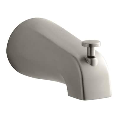Coralais Diverter Bath Spout in Brushed Nickel