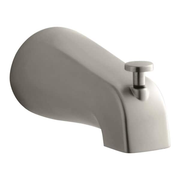 KOHLER Coralais Diverter Bath Spout in Vibrant Brushed Nickel