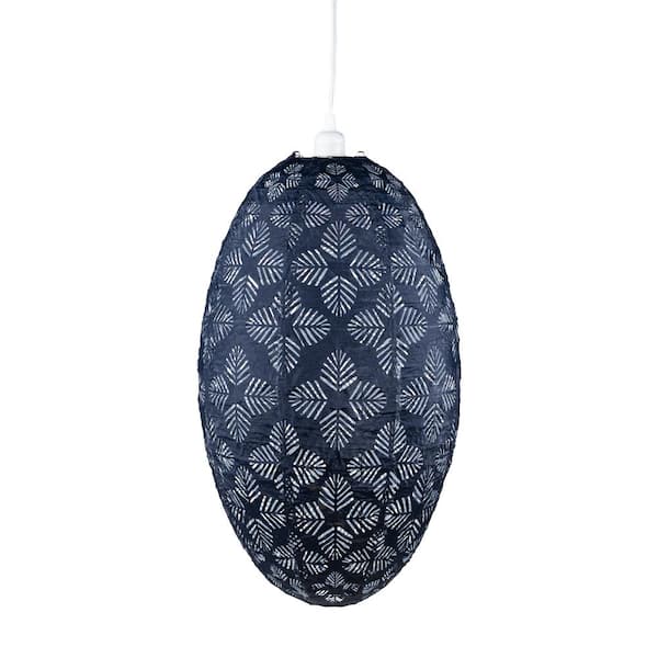 SOJI Stella Nova Pod Geo Palm Pendant Light (1-light) - Midnight Blue