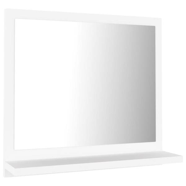 Unbranded 15.7 in. W x 14.6 in. H Rectangular Wood Framed Wall Mount Modern Decor Bathroom Vanity Mirror