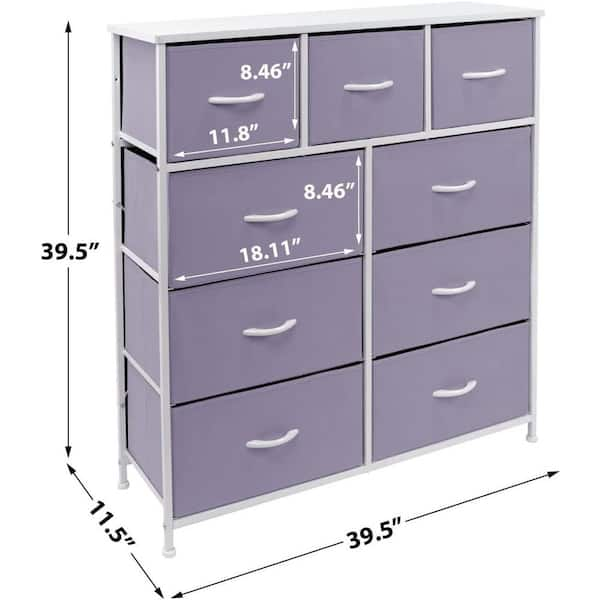 Sorbus Dresser with Drawers - Furniture Storage Organizer Unit Chest for Bedroom 4- Drawer in Beige