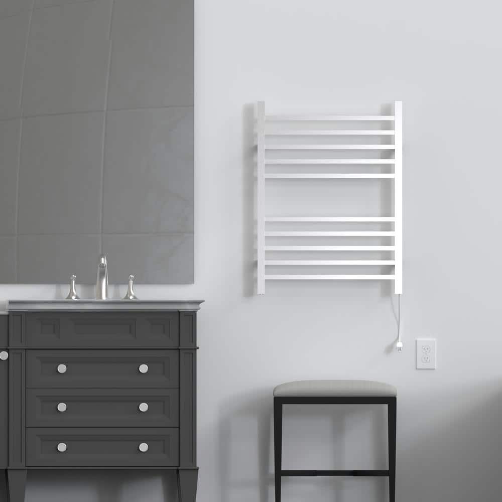 Brushed Stainless Steel Wall Mounted Towel Warmer