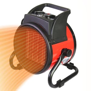 750/1,500-Watt Electric Portable Fan Space Heater with Cradle Base